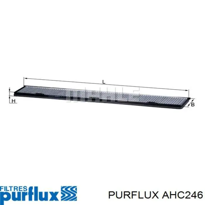 AHC246 Purflux filtro habitáculo