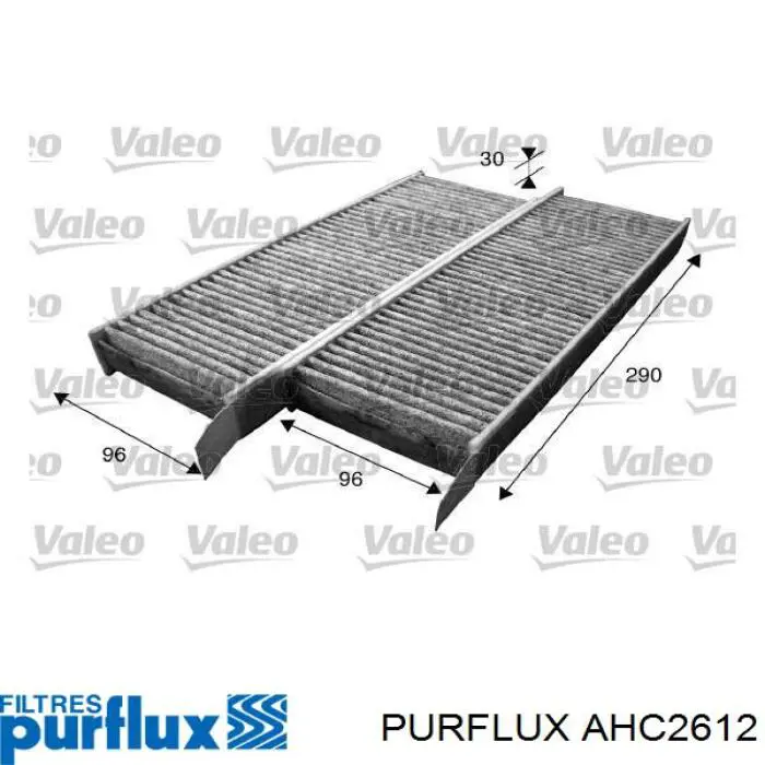 Filtro de cabina Purflux AHC2612 precio, desde 12,22 EUR
