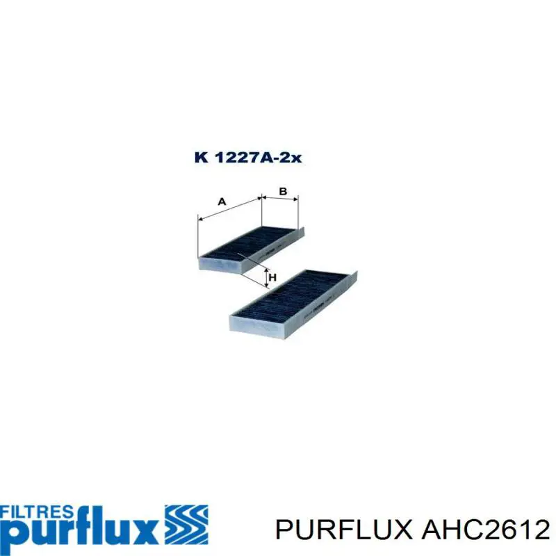 Filtro de polen Purflux AHC2612