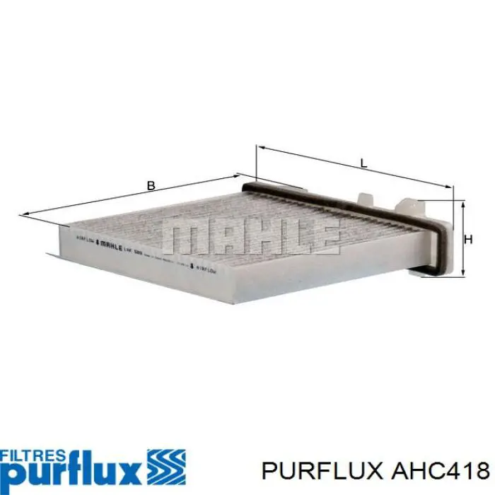 Filtro de habitáculo AHC418 Purflux