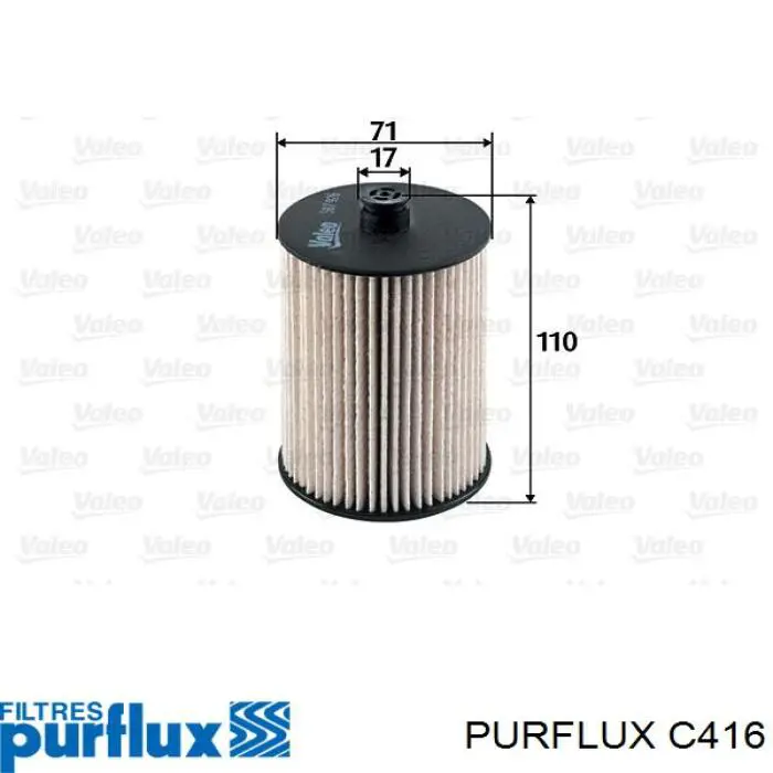 C416 Purflux Filtro de gasolina