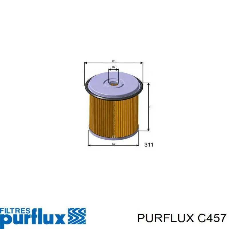 C457 Purflux filtro combustible