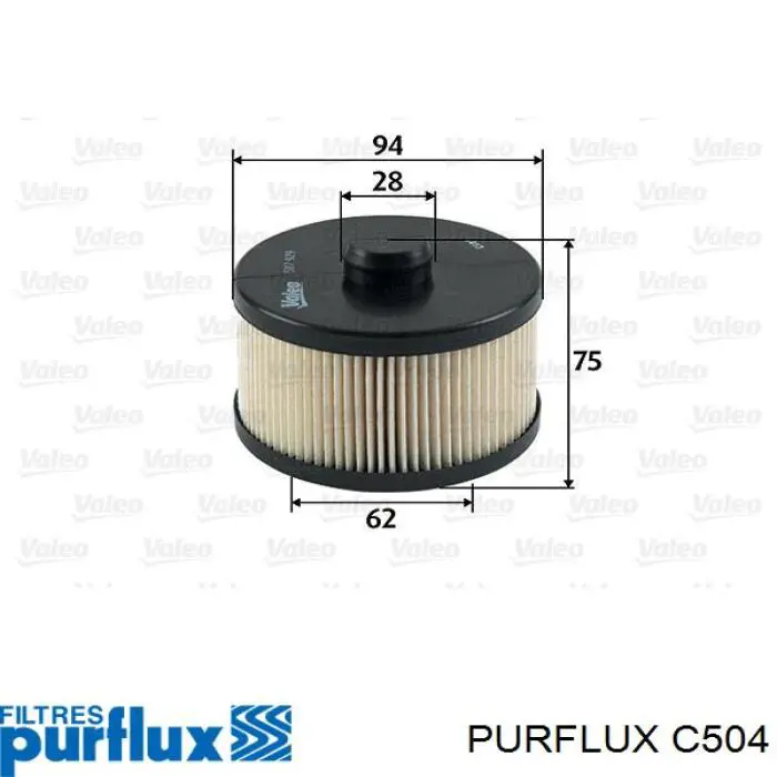 C504 Purflux Filtro de gasolina