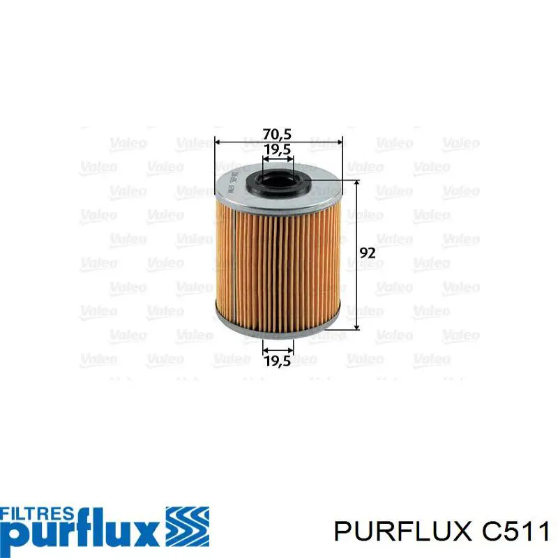 Filtro combustible Opel Zafira F75