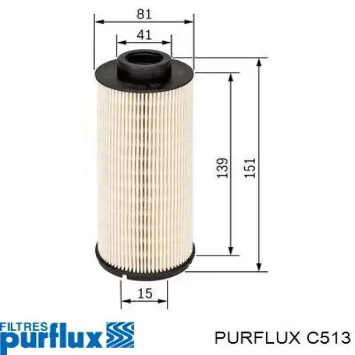C513 Purflux Filtro de gasolina