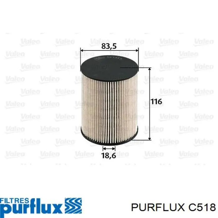 Filtro combustible Purflux C518 precio, desde 16,22 EUR
