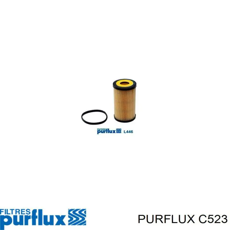 C523 Purflux filtro combustible