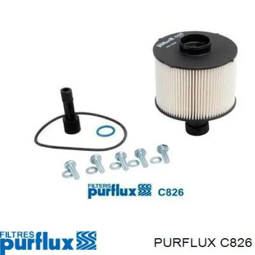 Comprar C826 Purflux Filtro diesel