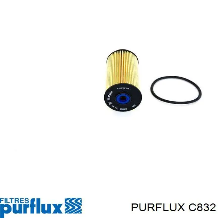 Filtro de combustible C832 Purflux