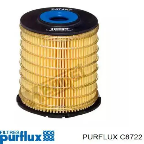 C8722 Purflux filtro de combustible