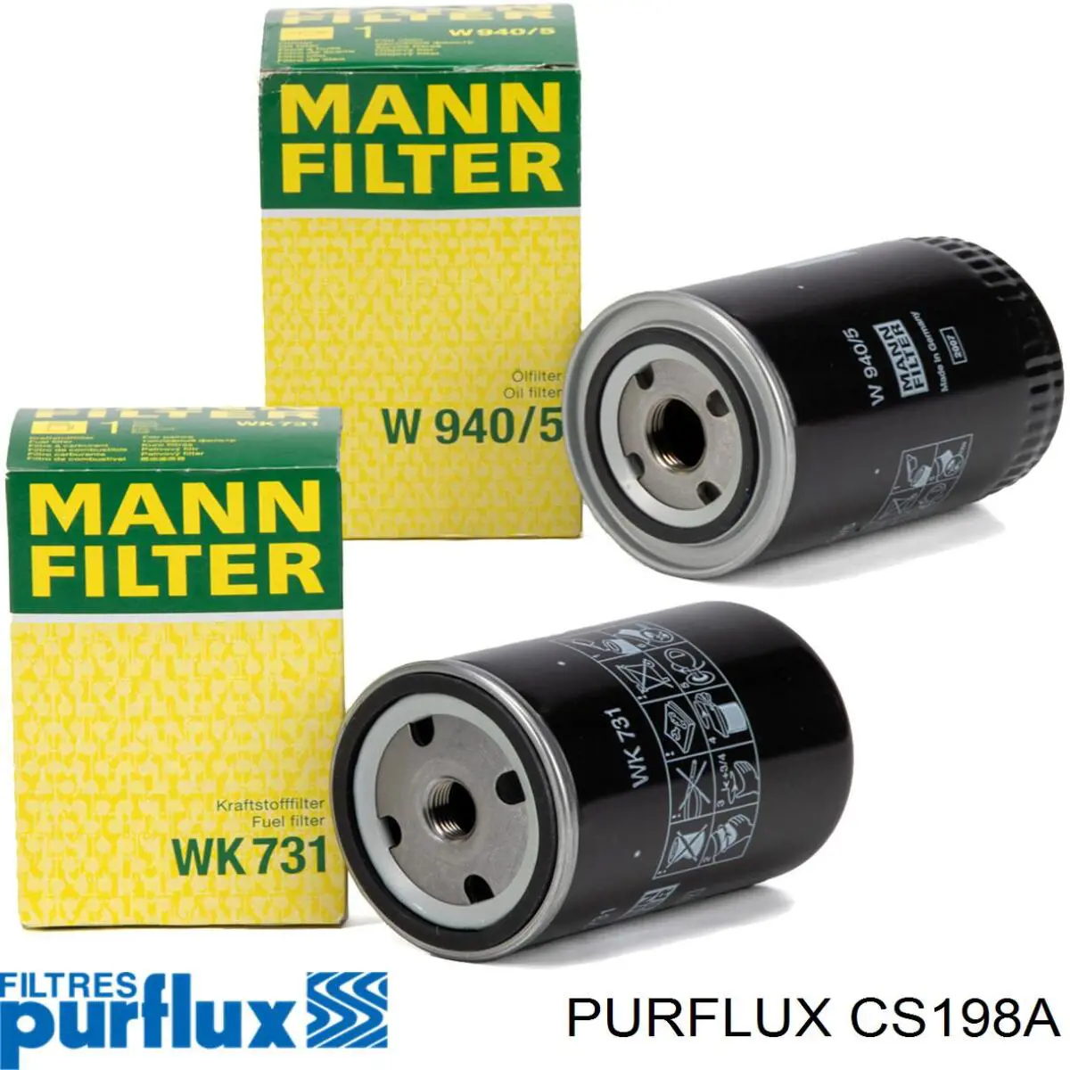 CS198A Purflux filtro combustible