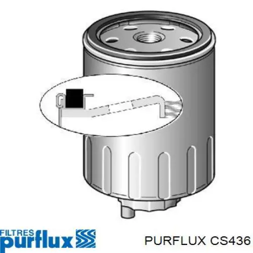 CS436 Purflux filtro combustible