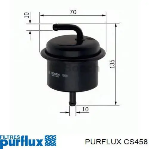 Filtro combustible Purflux CS458 precio, desde 7,40 EUR