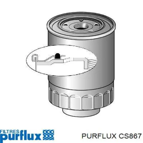 Filtro combustible Purflux CS867 precio, desde 15,78 EUR