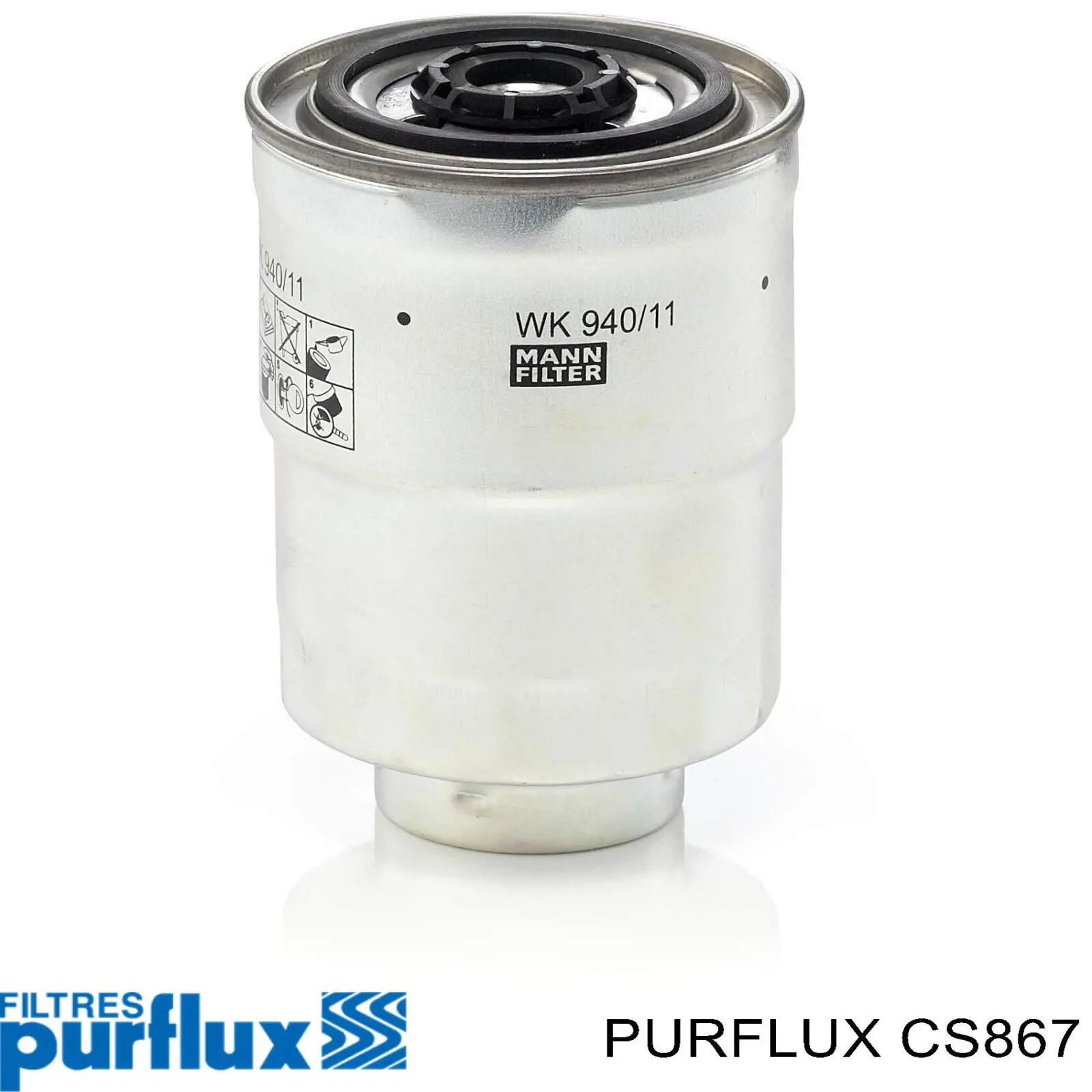 Comprar CS867 Purflux Filtro diesel