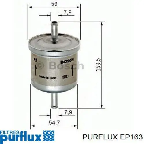EP163 Purflux filtro combustible