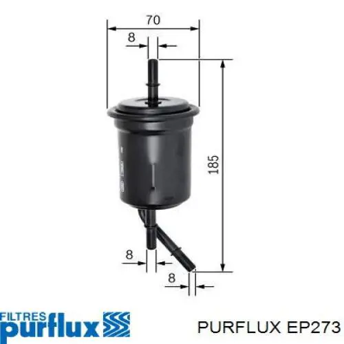 Comprar EP273 Purflux Filtro diesel