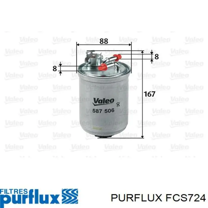 FCS724 Purflux Filtro de gasolina