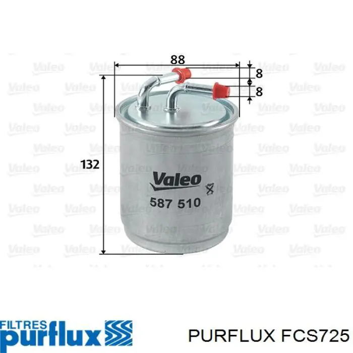 FCS725 Purflux Filtro de gasolina