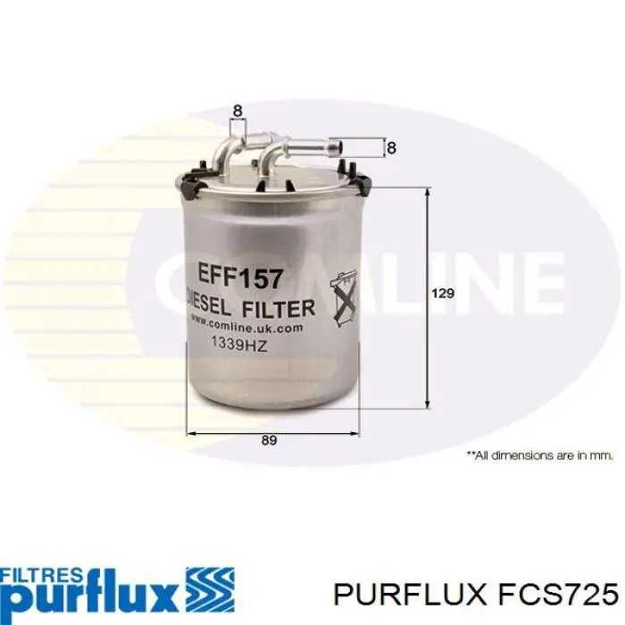 Filtro de combustible FCS725 Purflux