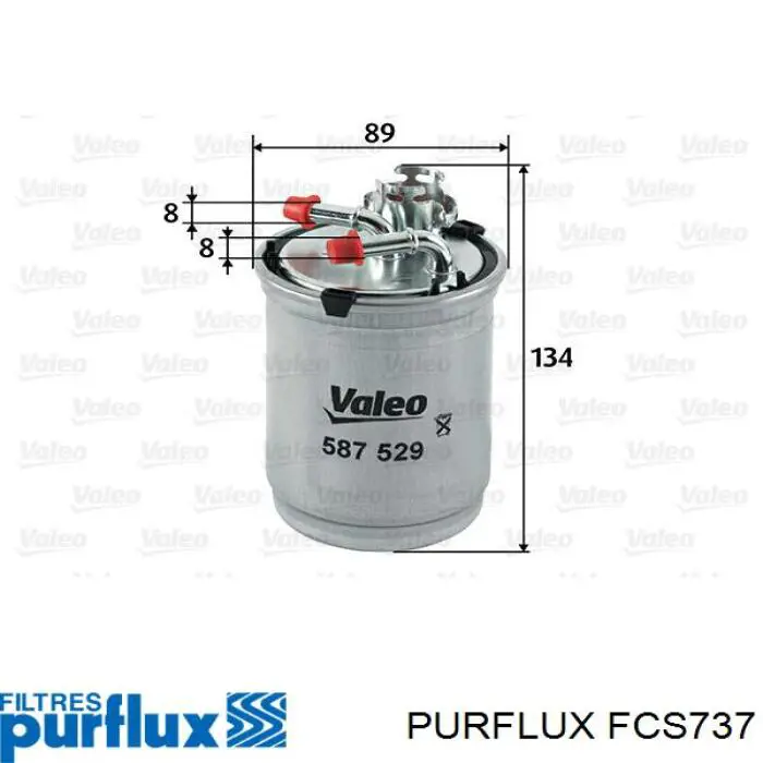 Filtro de combustible FCS737 Purflux
