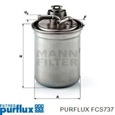 Filtro de gasoil Purflux FCS737