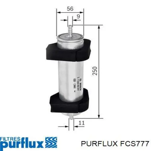 Filtro de gasoil Purflux FCS777