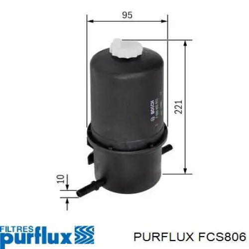 Filtro combustible Purflux FCS806 precio, desde 21,60 EUR