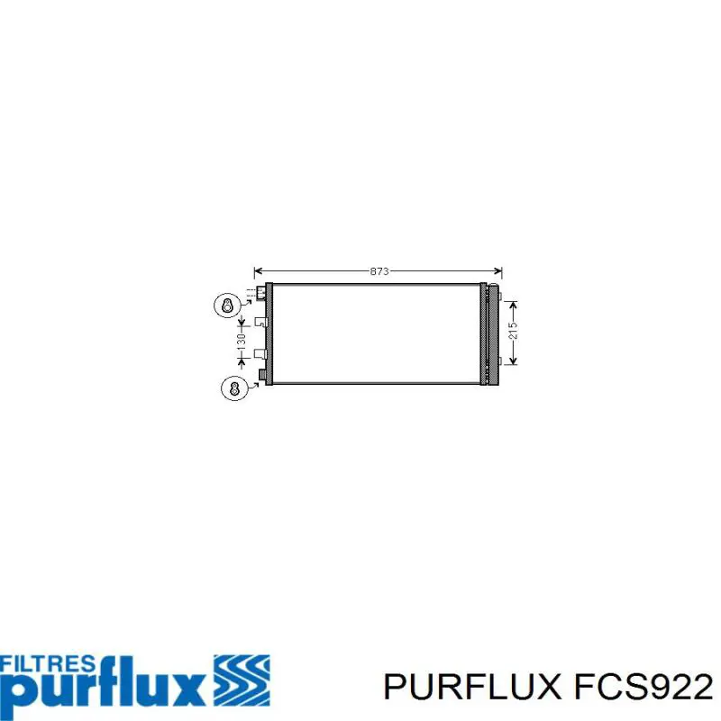 FCS922 Purflux caja, filtro de combustible