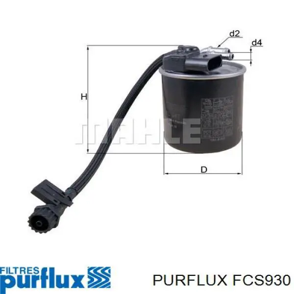 FCS930 Purflux filtro de combustible