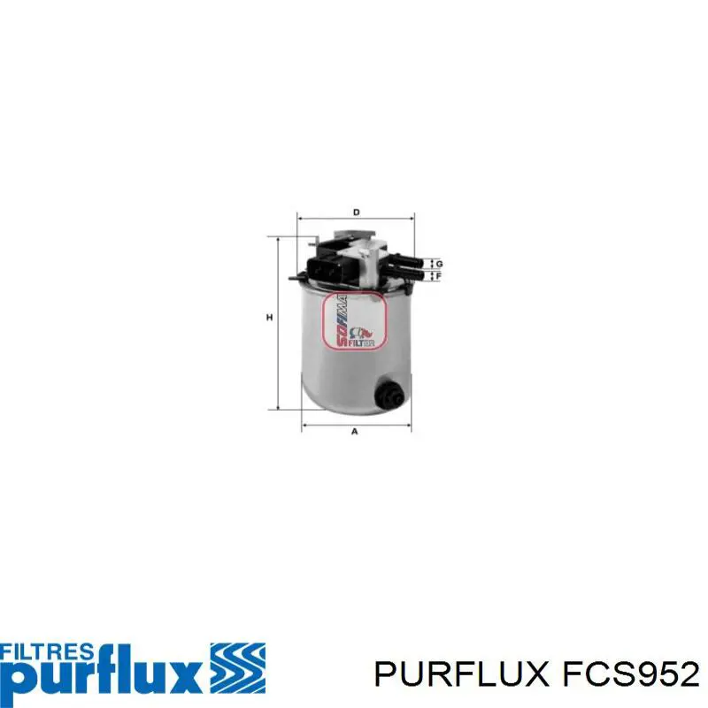 FCS952 Purflux Filtro de gasolina
