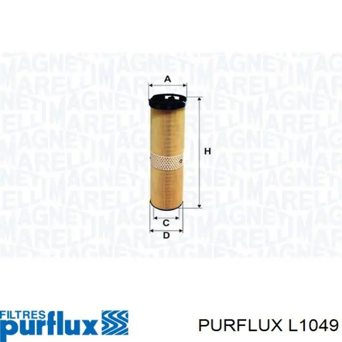 Filtro de aceite L1049 Purflux