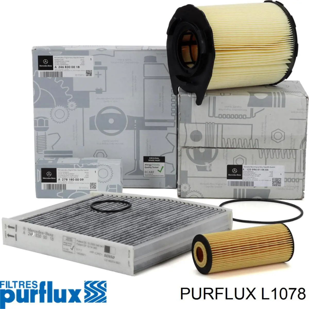 L1078 Purflux filtro de aceite