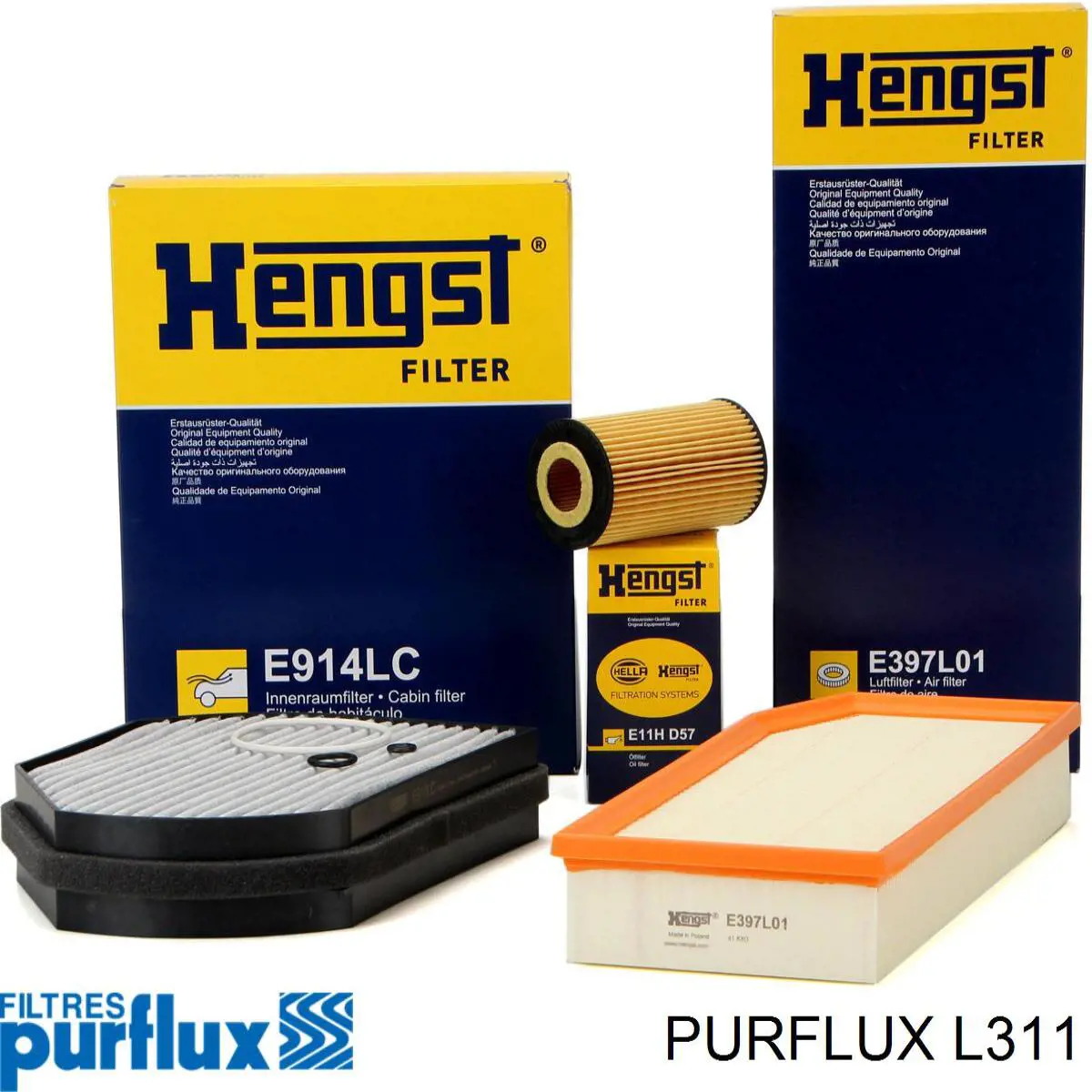 Filtro de aceite L311 Purflux