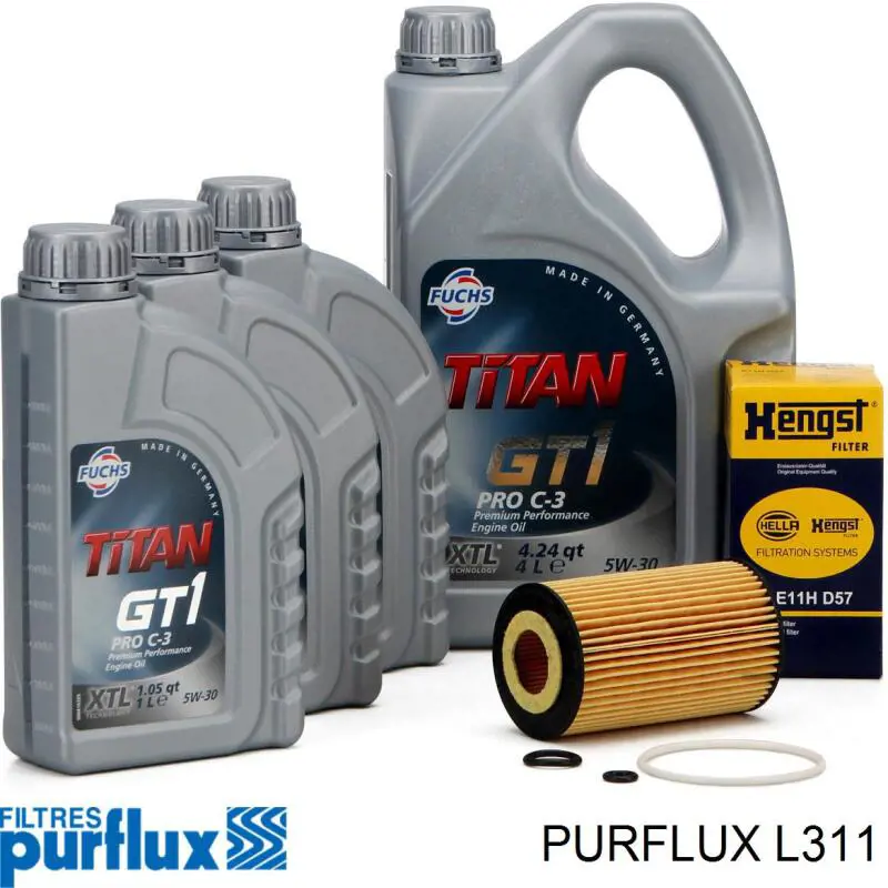 Filtro de aceite motor Purflux L311