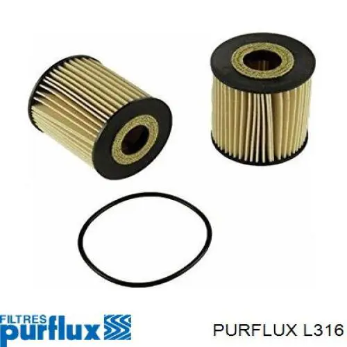 L316 Purflux filtro de aceite