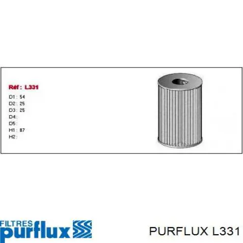 L331 Purflux filtro de aceite