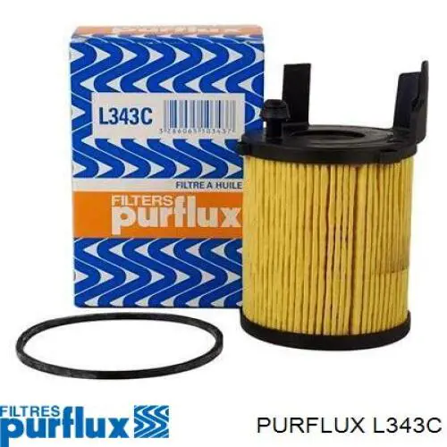 L343C Purflux filtro de aceite