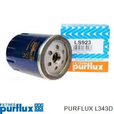 L343D Purflux filtro de aceite