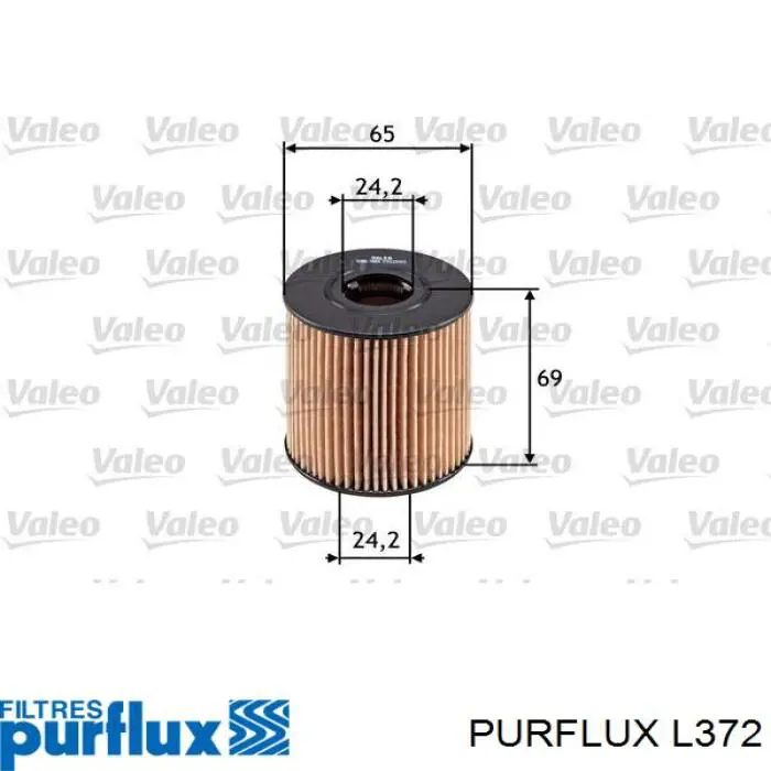 L372 Purflux Filtro aceite