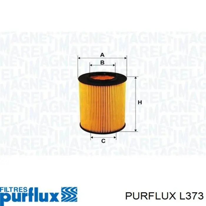 L373 Purflux filtro de aceite