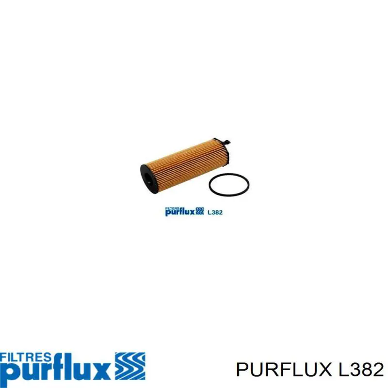 L382 Purflux filtro de aceite