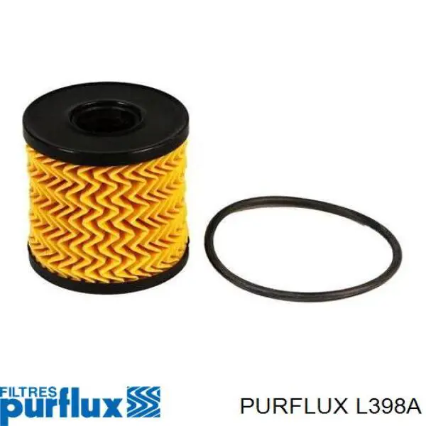 L398A Purflux filtro de aceite