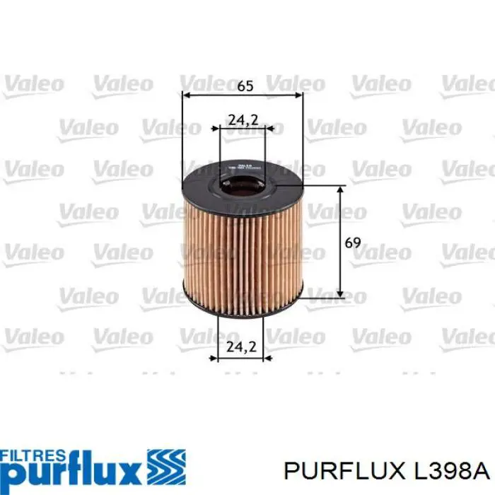 Comprar L398A Purflux Filtros de aceite