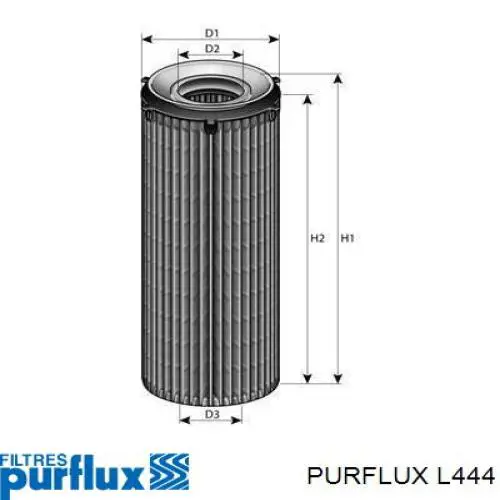 L444 Purflux filtro de aceite