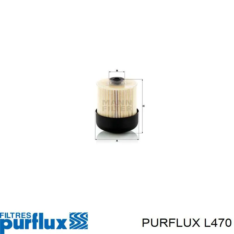 Filtro de aceite L470 Purflux