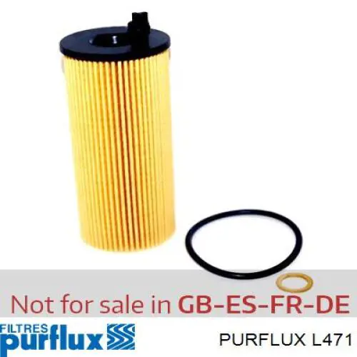 Filtro de aceite L471 Purflux