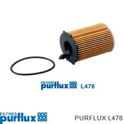 L478 Purflux filtro de aceite