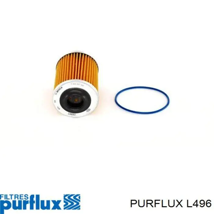 L496 Purflux filtro de aceite