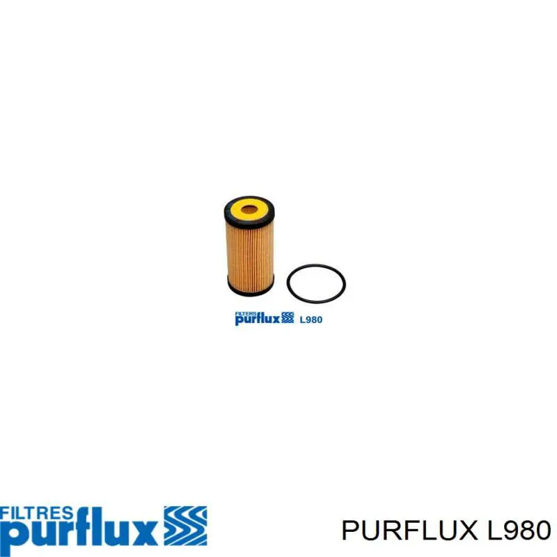 Filtro de aceite L980 Purflux